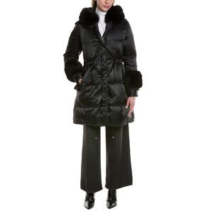 Gorski Womens  Après Down Ski Jacket, Black